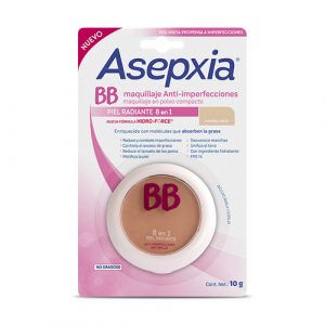 ASEPXIA POLVO COMPACTO NATURAL MATE X 10 GR Farmavida Droguería