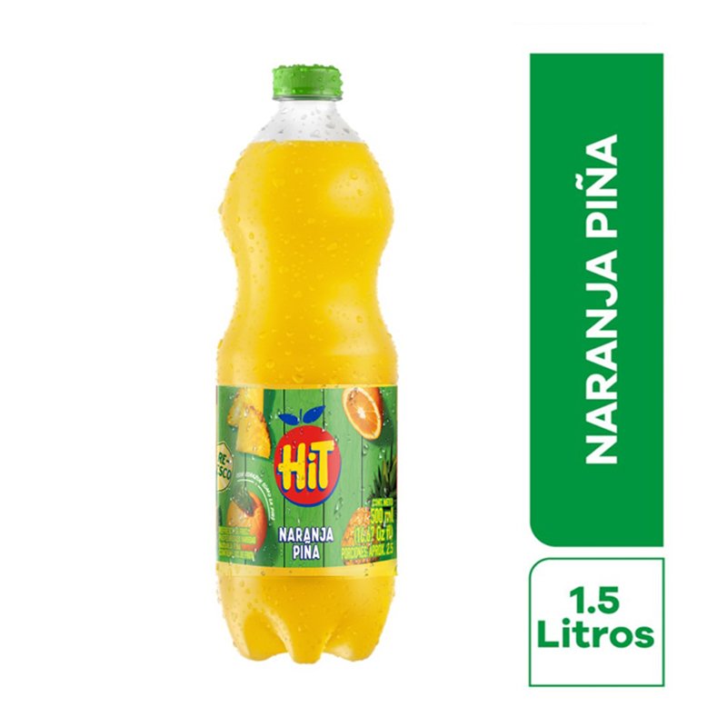 JUGO HIT NARANJA PINA FCO X 1.5 LTS – Farmavida – Droguería Online ...