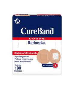 CURITAS CUREBAND REDONDAS CAJA X 100 UNDS