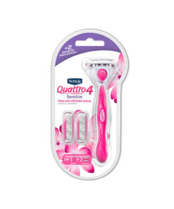 MAQUINA SCHICK QUATTRO WOMEN +3 REPUESTOS