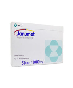 JANUMET 50/1000 MG CAJA X 28 TABS