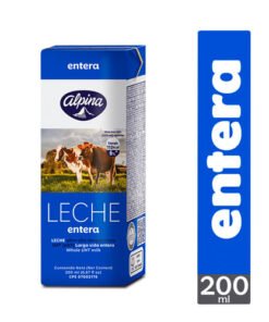 LECHE LIQ. ALPINA UHT ENTERA CAJA X 200 ML