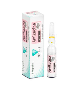 AMIKACINA 100 MG/2 ML VITALIS CAJA X 1 AMP