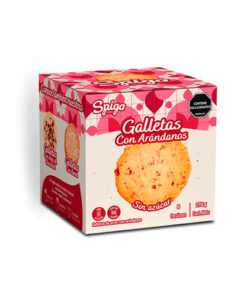 GALLETA SPIGA ARANDANOS CAJA X 6 UNDS