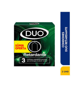 PRESERV. DUO RETARDANTE P/ESP CAJA X 3 UNDS