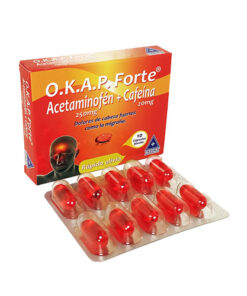 O.K.A.P FORTE 250/20 MG CAJA X 10 CAPS