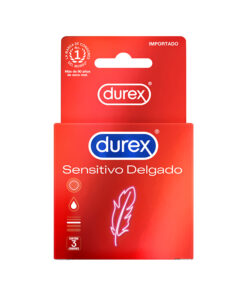 PRESERV. DUREX SENSITIVO DELGADO CAJA X 3 UNDS