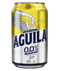CERVEZA AGUILA CERO LATA X 330 ML