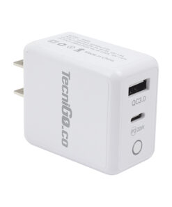 CARGADOR DUAL USB + TIPO C X 1 UND