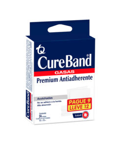 GASA ESTERIL 7.5X7.5 CM CURE BAND PG 9 LLV 12