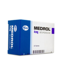 MEDROL 4 MG CAJA X 30 TABS