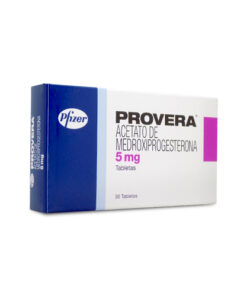 PROVERA 5 MG ** CAJA X 30 TABS