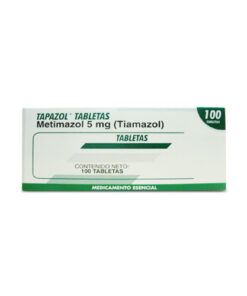 TAPAZOL 5 MG CAJA X 100 TABS