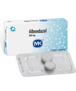 ALBENDAZOL 200 MG MK CAJA X 2 TABS