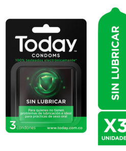 PRESERV. TODAY SIN LUBRICAR CAJA X 3 UND
