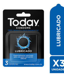 PRESERV. TODAY LUBRICADO CAJA X 3 UND