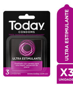 PRESERV. TODAY ULTRA ESTIMULAN CAJA X 3 UND