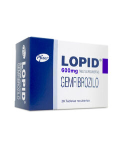 LOPID 600 MG CAJA X 20 TABS