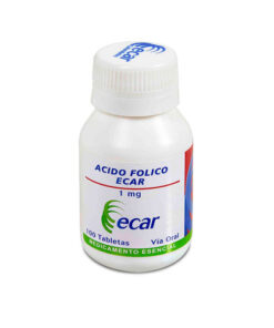 ACIDO FOLICO 1 MG ECAR FCO X 100 TABS