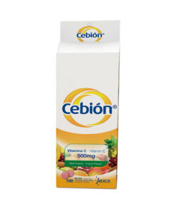 CEBION MASTIC. TROPICAL CAJA X 100 TABS