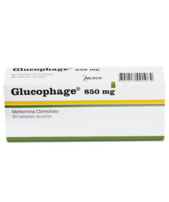 GLUCOPHAGE 850 MG CAJA X 30 TABS