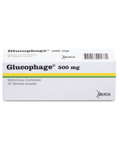 GLUCOPHAGE 500 MG CAJA X 30 TABS