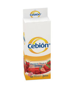 CEBION MASTIC. FRESA CAJA X 100 TABS