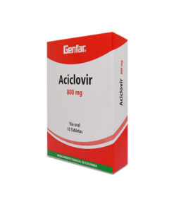 ACICLOVIR 800 MG GENFAR CAJA X 10 TABS