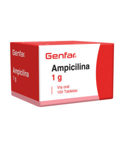 AMPICILINA 1 GR GENFAR CAJA X 100 TABS