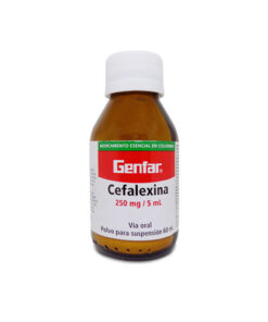 CEFALEXINA SUSP 250 MG GENFAR FCO X 60 ML