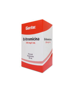 ERITROMICINA SUSP 250 MG GENFAR FCO X 60 ML