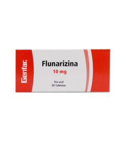 FLUNARIZINA 10 MG GENFAR CAJA X 30 TABS
