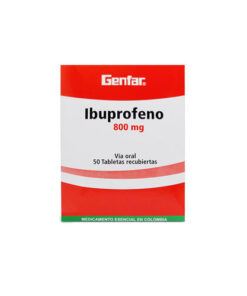 IBUPROFENO 800 MG GENFAR CAJA X 50 TABS