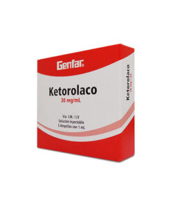KETOROLACO 30 MG INY GENFAR CAJA X 5 AMP