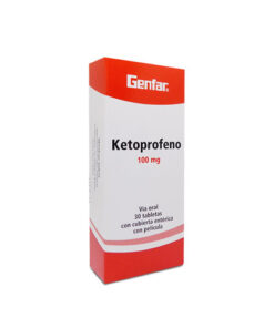 KETOPROFENO 100 MG GENFAR CAJA X 30 TABS