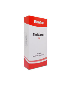 TINIDAZOL 1 GR GENFAR CAJA X 4 TABS