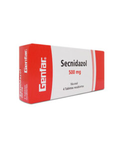 SECNIDAZOL 500 MG GENFAR CAJA X 4 TABS