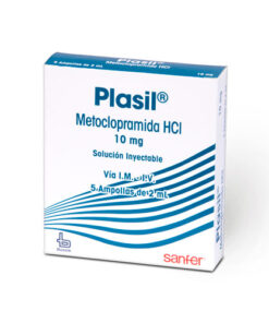 PLASIL 10 MG INY CAJA X 5 AMPS