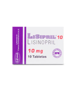 LISIPRIL 10 MG CAJA X 10 TABS