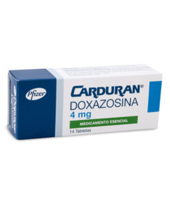 CARDURAN 4 MG CAJA X 14 TABS