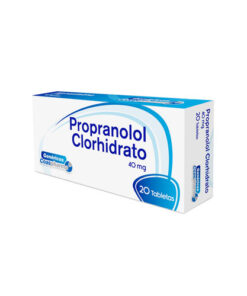 PROPRANOLOL 40 MG COASP CAJA X 20 TABS