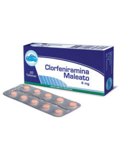 CLORFENIRAMINA 4 MG COASP CAJA X 20 TABS