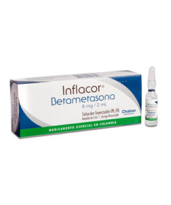 INFLACOR 8 MG/2 ML CAJA X 1 AMP