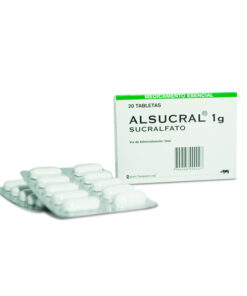 ALSUCRAL 1 GR CAJA X 20 TABS