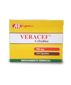 VERACEF 500 MG CAJA X 24 CAPS