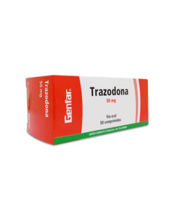 TRAZODONA 50 MG GENFAR CAJA X 50 TABS
