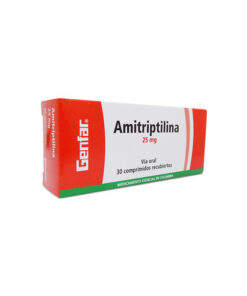 AMITRIPTILINA 25 MG GENFAR CAJA X 30 TABS