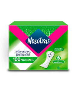 PROTECTORES NOSOTRAS NORMAL PQTE X 100 UNDS