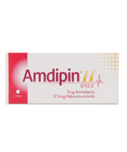 AMDIPIN H 5/12.5 MG CAJA X 10 TABS