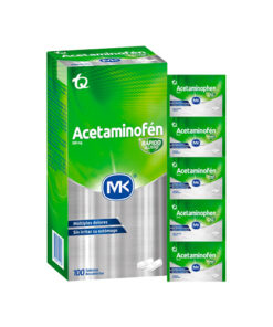 ACETAMINOFEN 500 MG MK CAJA X 100 TABS